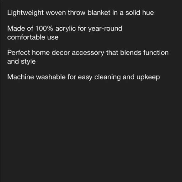 Hearth & Hand Magnolia fringe throw blanket - Picture 8 of 8